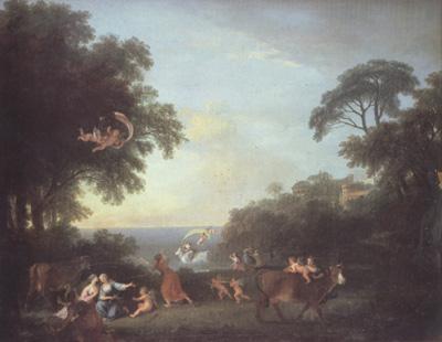 Francesco Zuccarelli Landscape with the Rape of Europa (nn03) oil painting picture